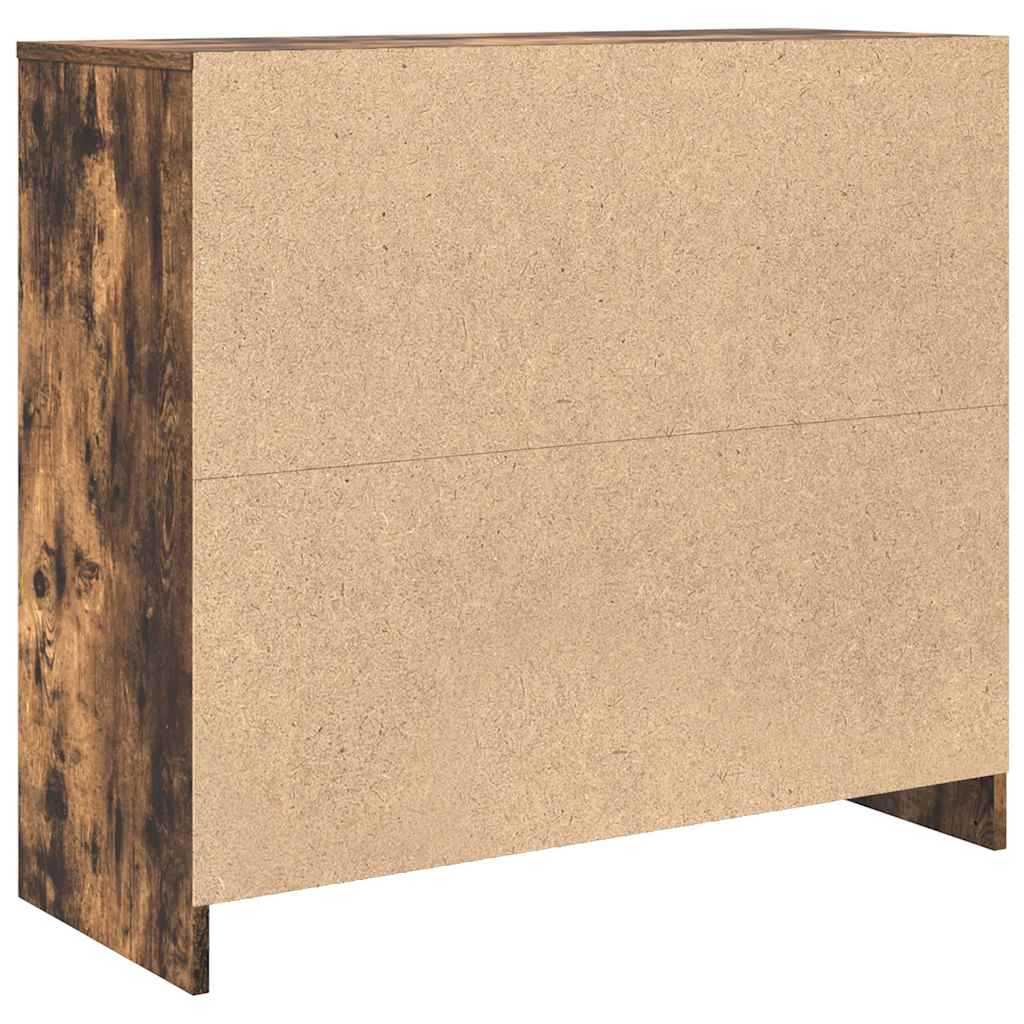 Sideboard Räuchereiche 85x34x76 cm Holzwerkstoff
