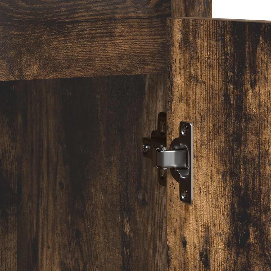 Sideboard Räuchereiche 85x34x76 cm Holzwerkstoff