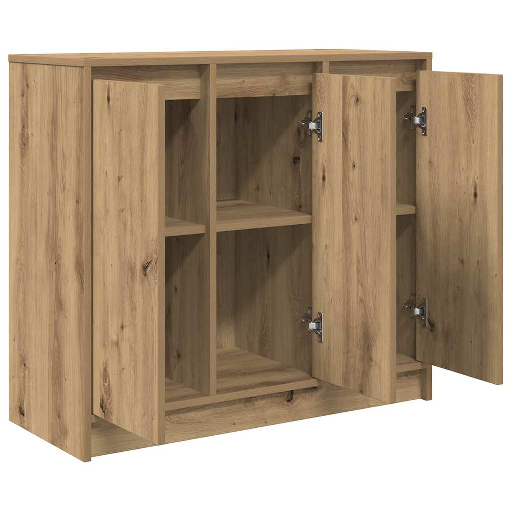 Sideboard Artisan-Eiche 85x34x76 cm Holzwerkstoff