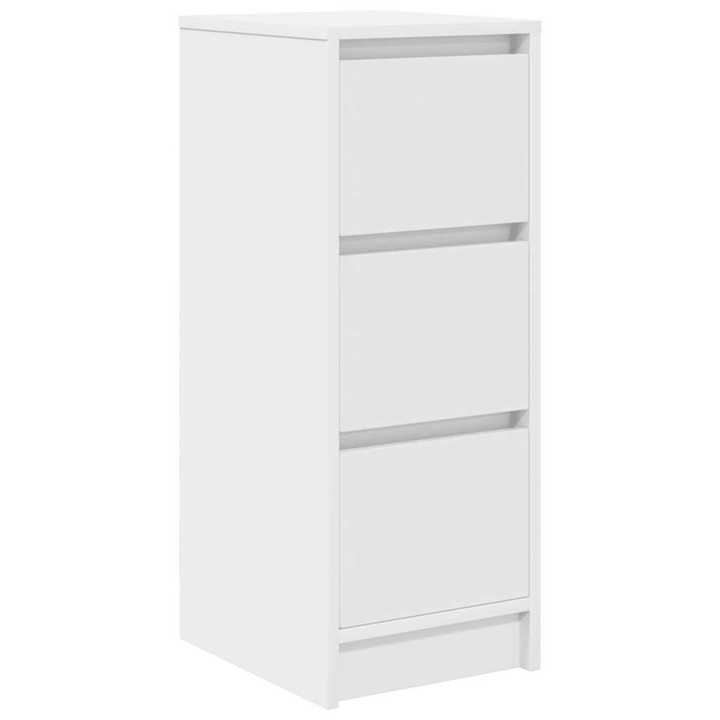 Sideboard Weiß 29,5x34x76 cm Holzwerkstoff