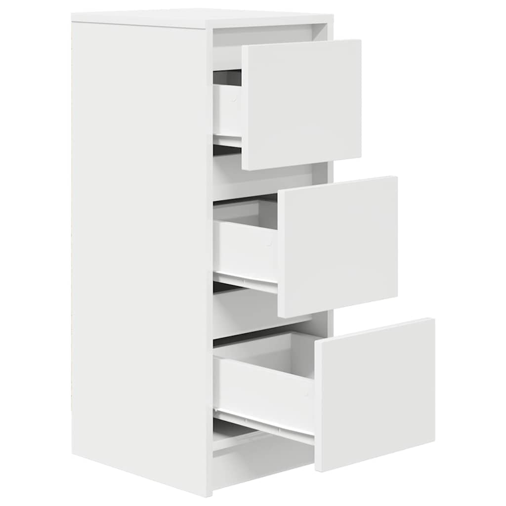 Sideboard Weiß 29,5x34x76 cm Holzwerkstoff