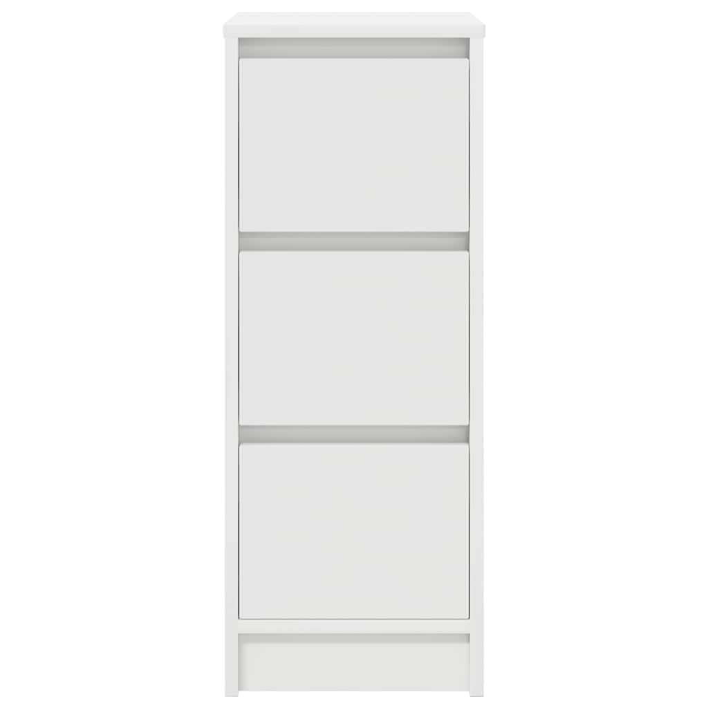 Sideboard Weiß 29,5x34x76 cm Holzwerkstoff