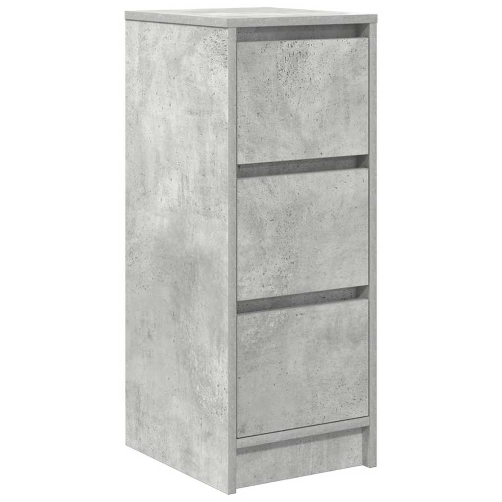 Sideboard Betongrau 29,5x34x76 cm Holzwerkstoff