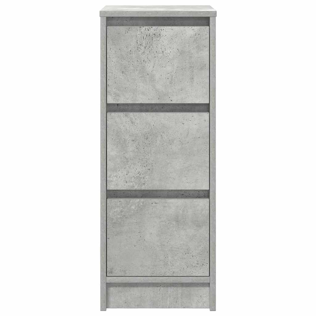 Sideboard Betongrau 29,5x34x76 cm Holzwerkstoff