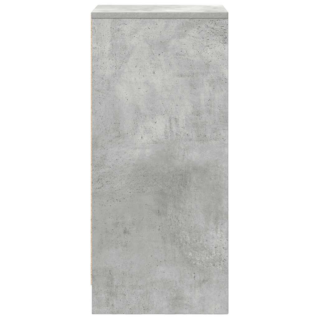 Sideboard Betongrau 29,5x34x76 cm Holzwerkstoff