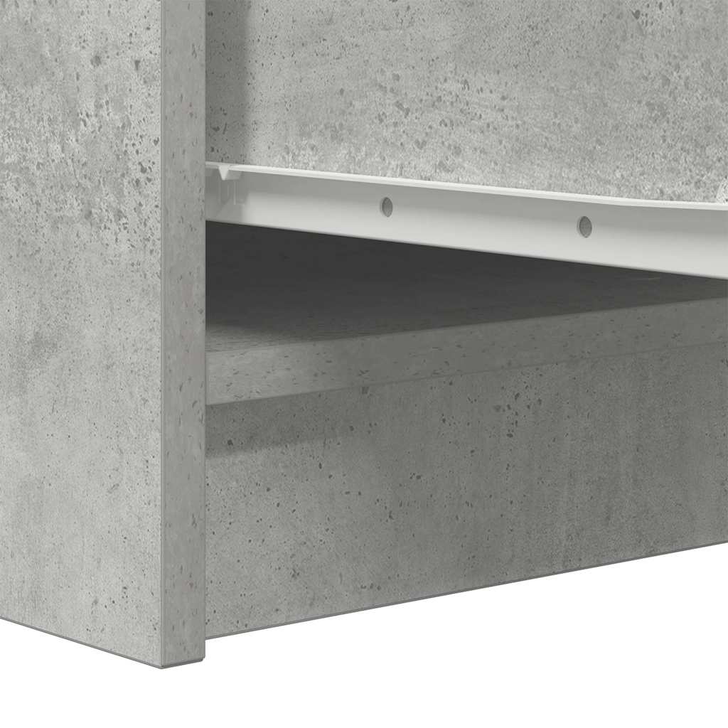 Sideboard Betongrau 29,5x34x76 cm Holzwerkstoff