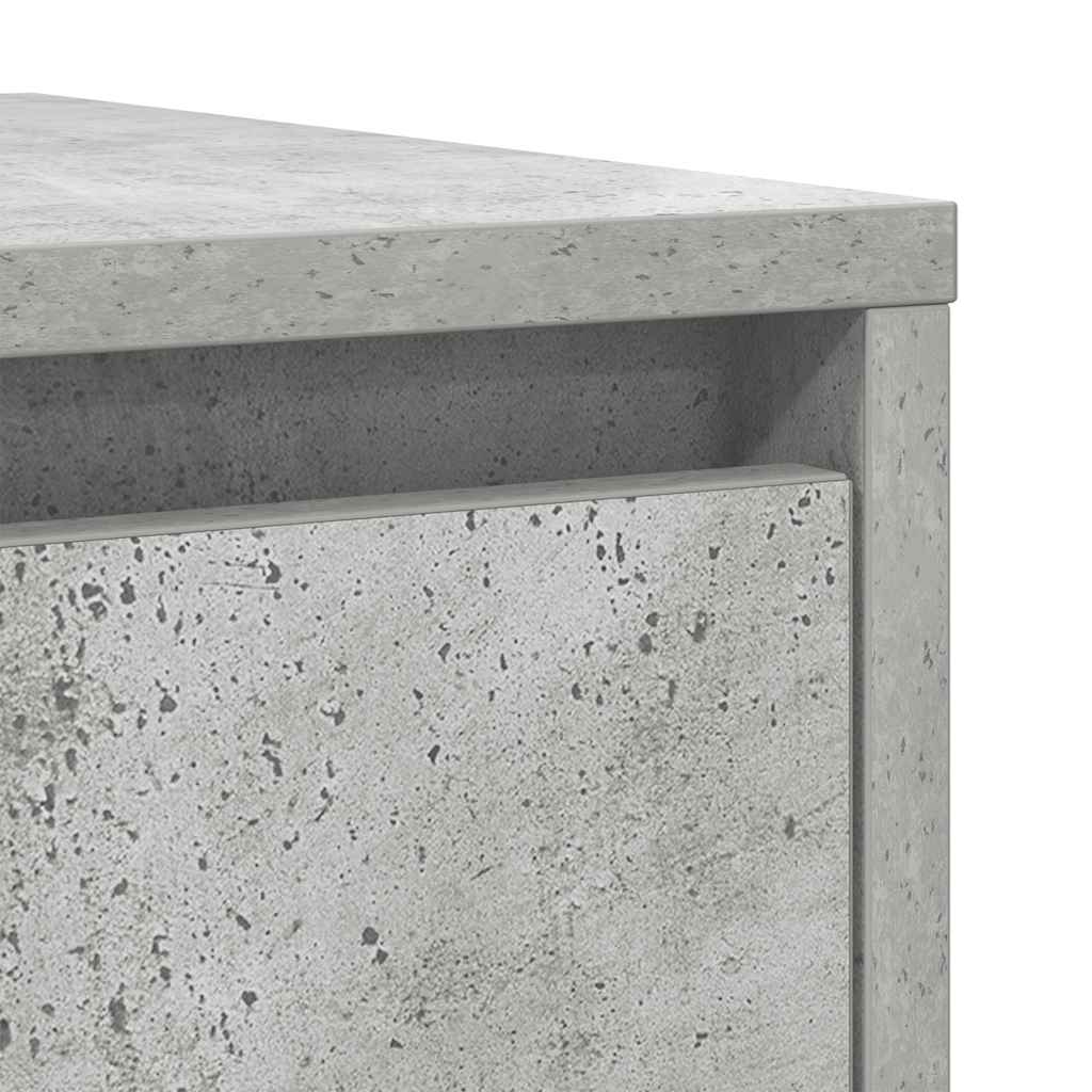Sideboard Betongrau 29,5x34x76 cm Holzwerkstoff