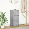 Sideboard Betongrau 29,5x34x76 cm Holzwerkstoff