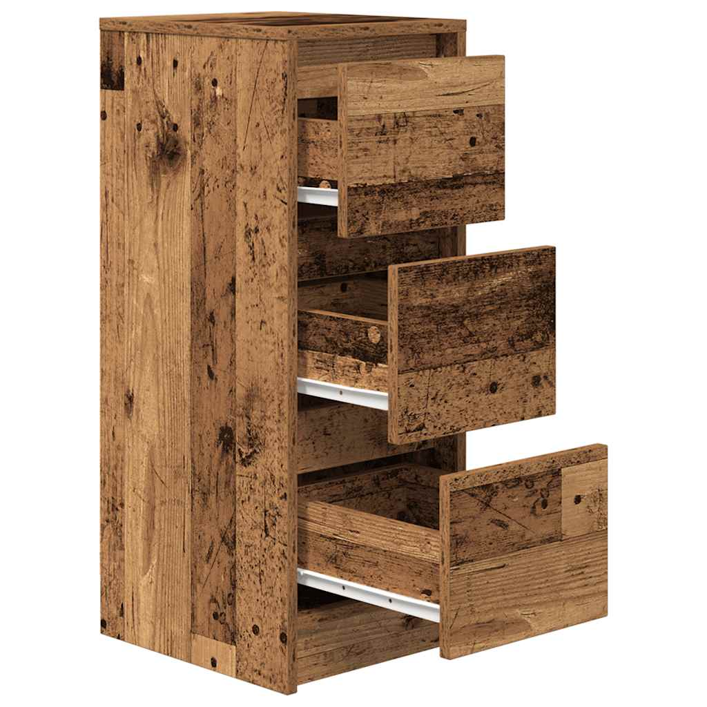 Sideboard Altholz-Optik 29,5x34x76 cm Holzwerkstoff