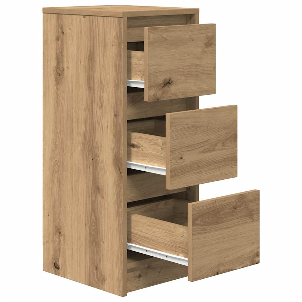 Sideboard Artisan-Eiche 29,5x34x76 cm Holzwerkstoff