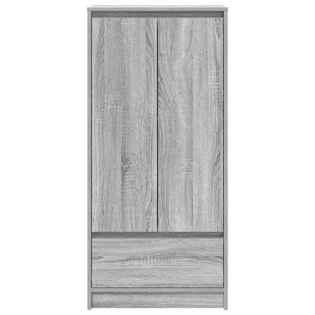 Schrank mit Schublade Grau Sonoma 55,5x34x119,5cm Holzwerkstoff