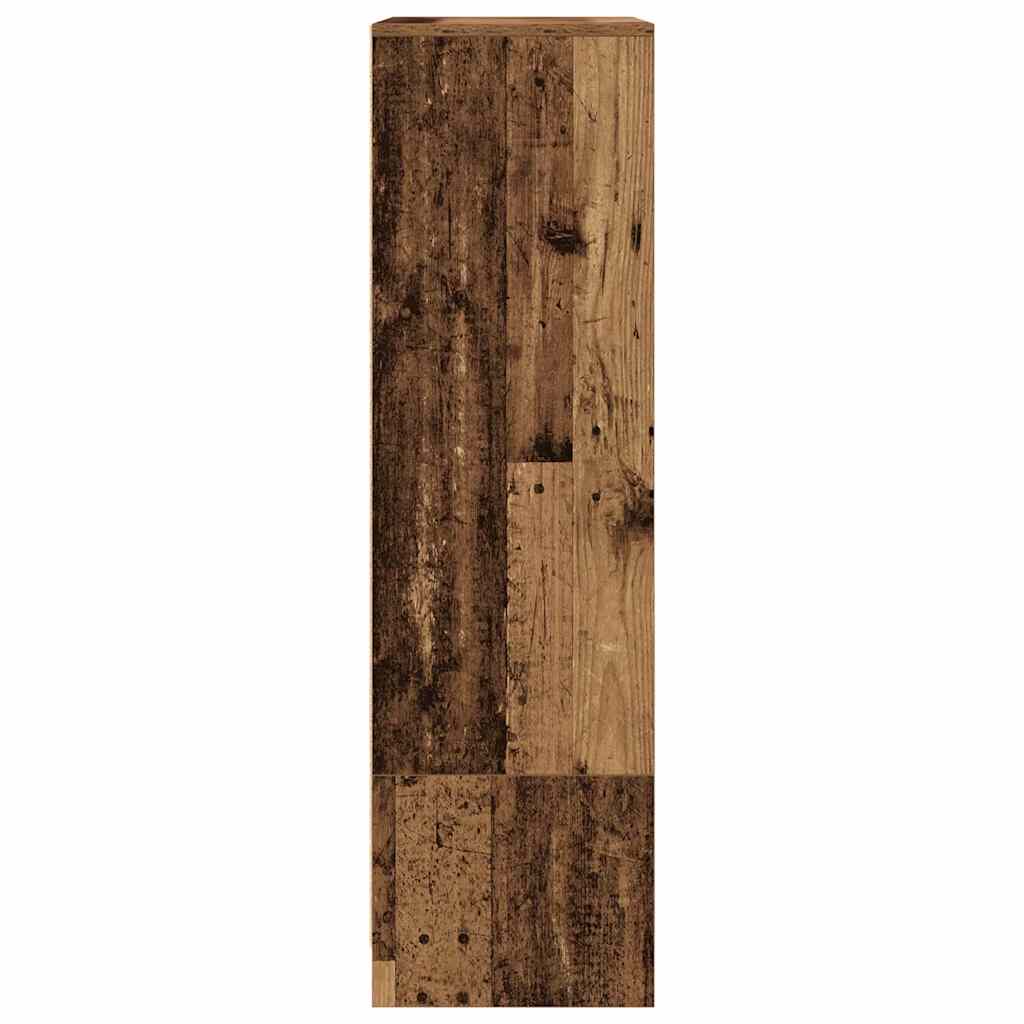 Schrank mit Schublade Altholz-Optik 55,5x34x119,5 cm
