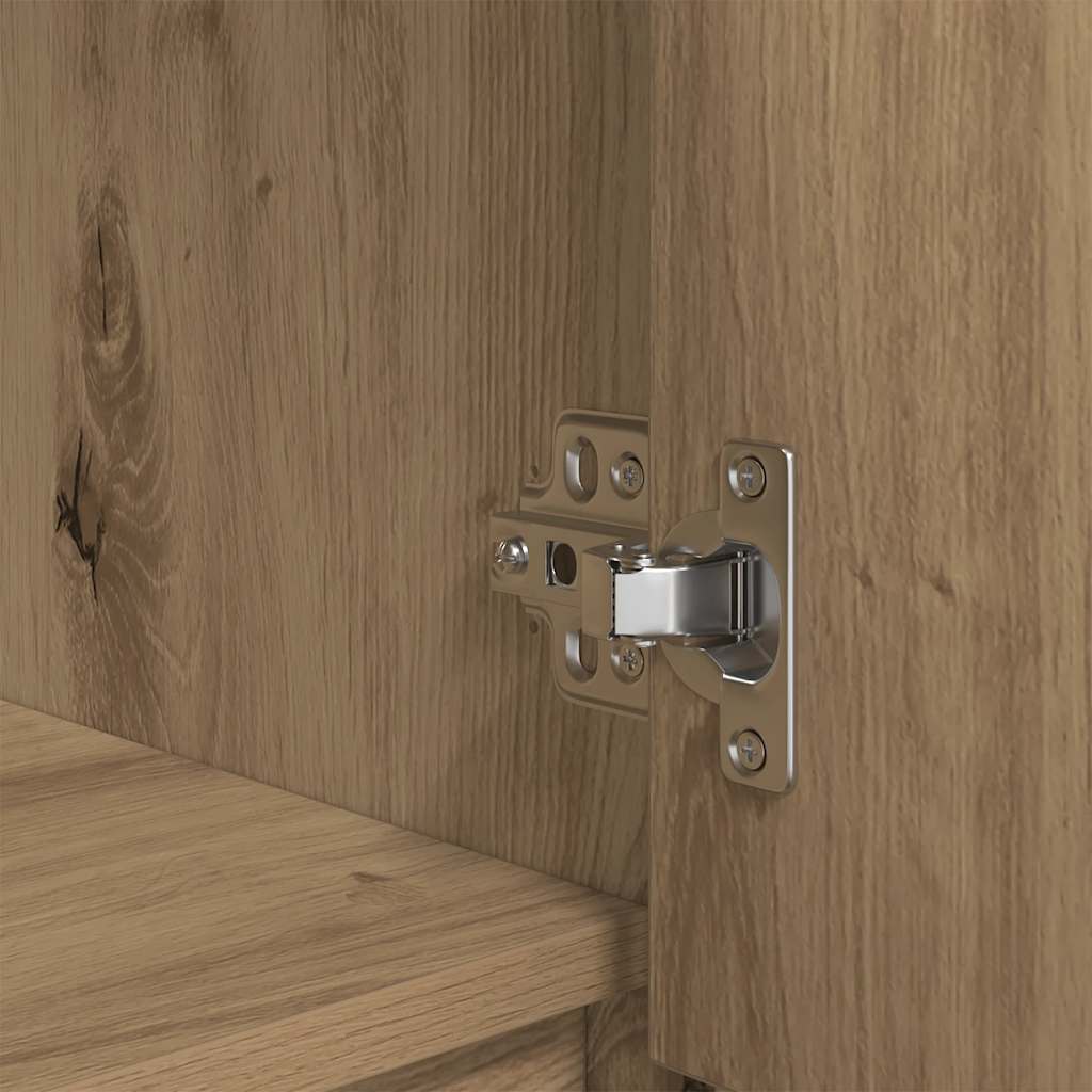 Schrank mit Schublade Artisan-Eiche 55,5x34x119,5 cm