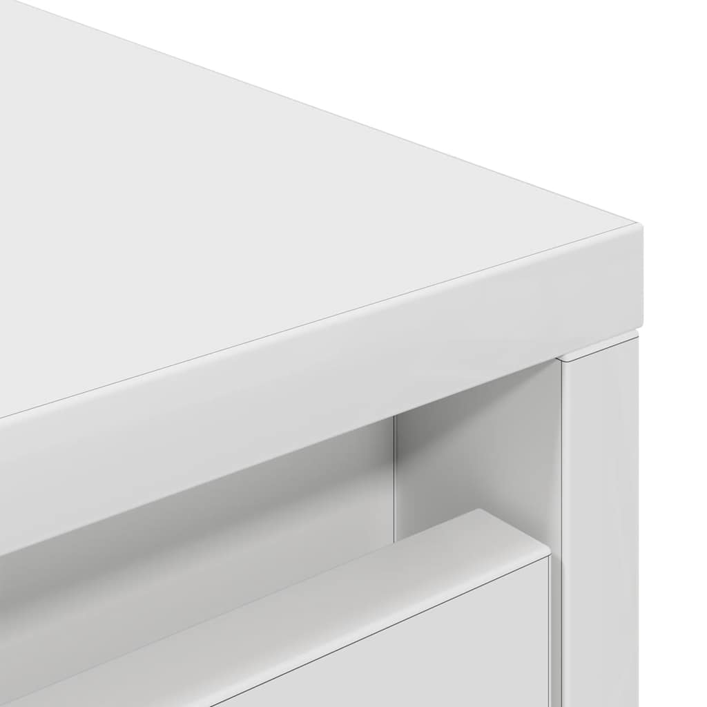 Highboard Weiß 29,5x34x119,5 cm Holzwerkstoff
