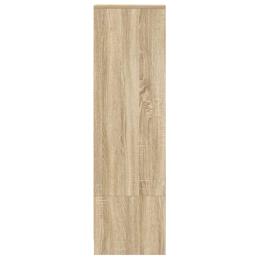 Highboard Sonoma-Eiche 29,5x34x119,5 cm Holzwerkstoff