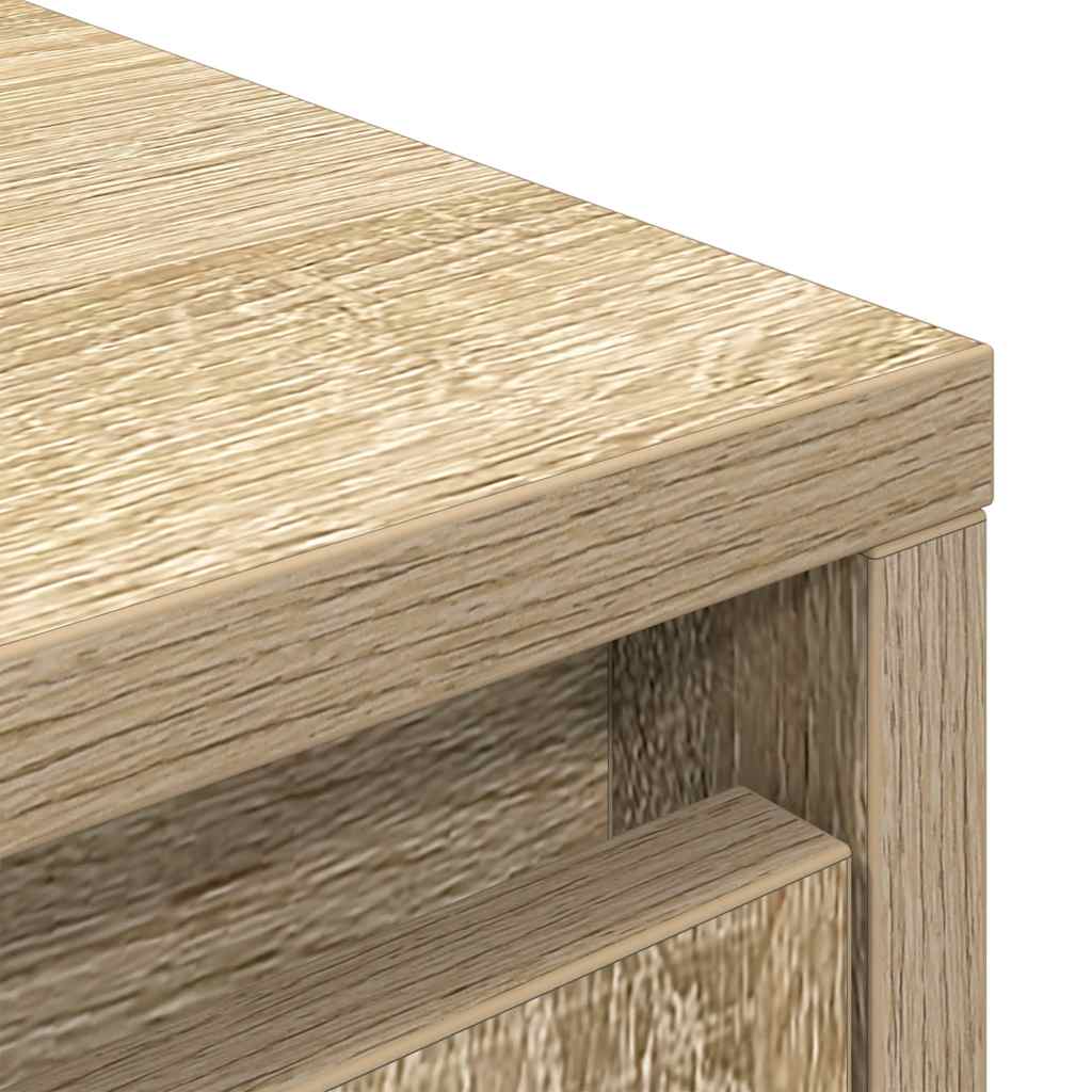Highboard Sonoma-Eiche 29,5x34x119,5 cm Holzwerkstoff
