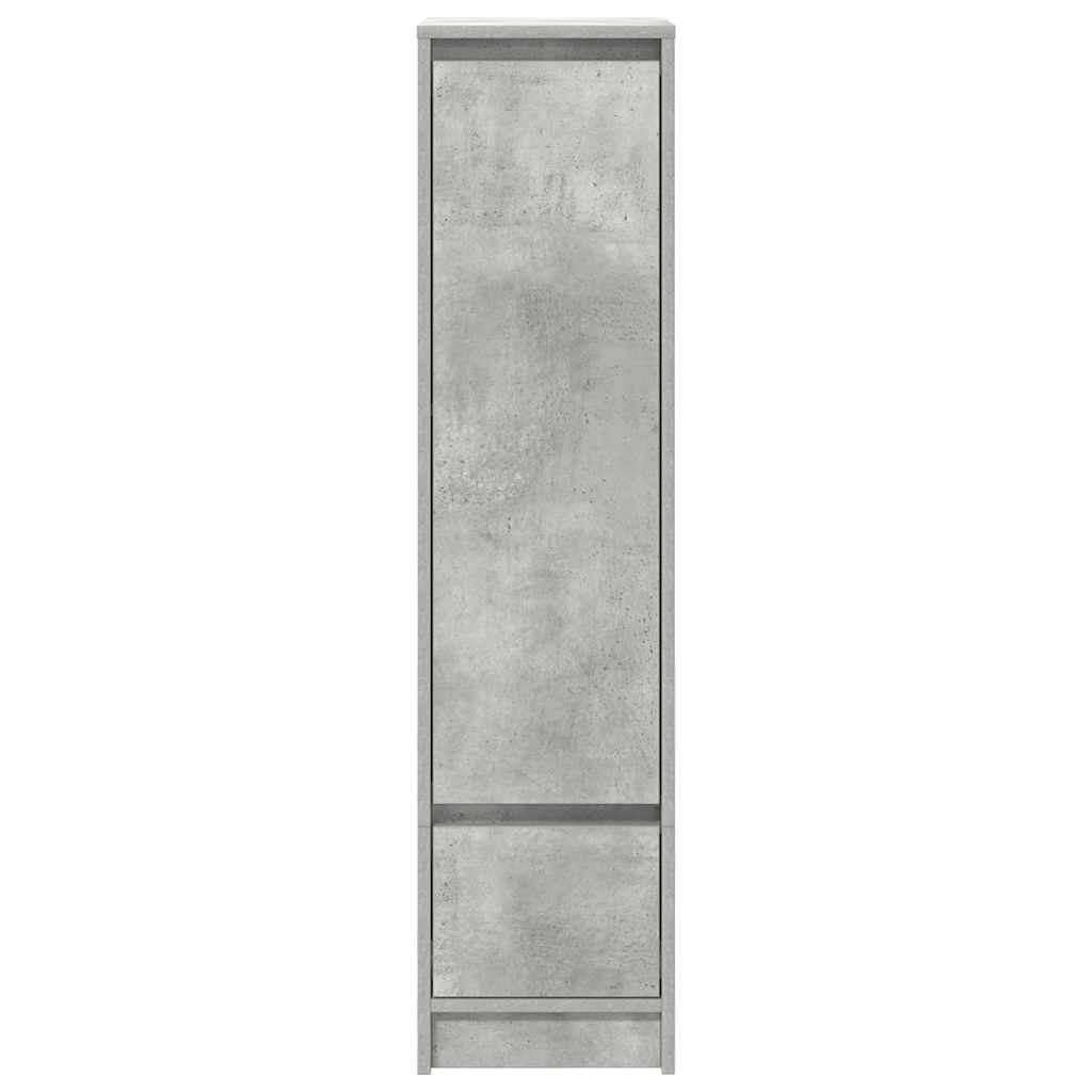 Highboard Betongrau 29,5x34x119,5 cm Holzwerkstoff