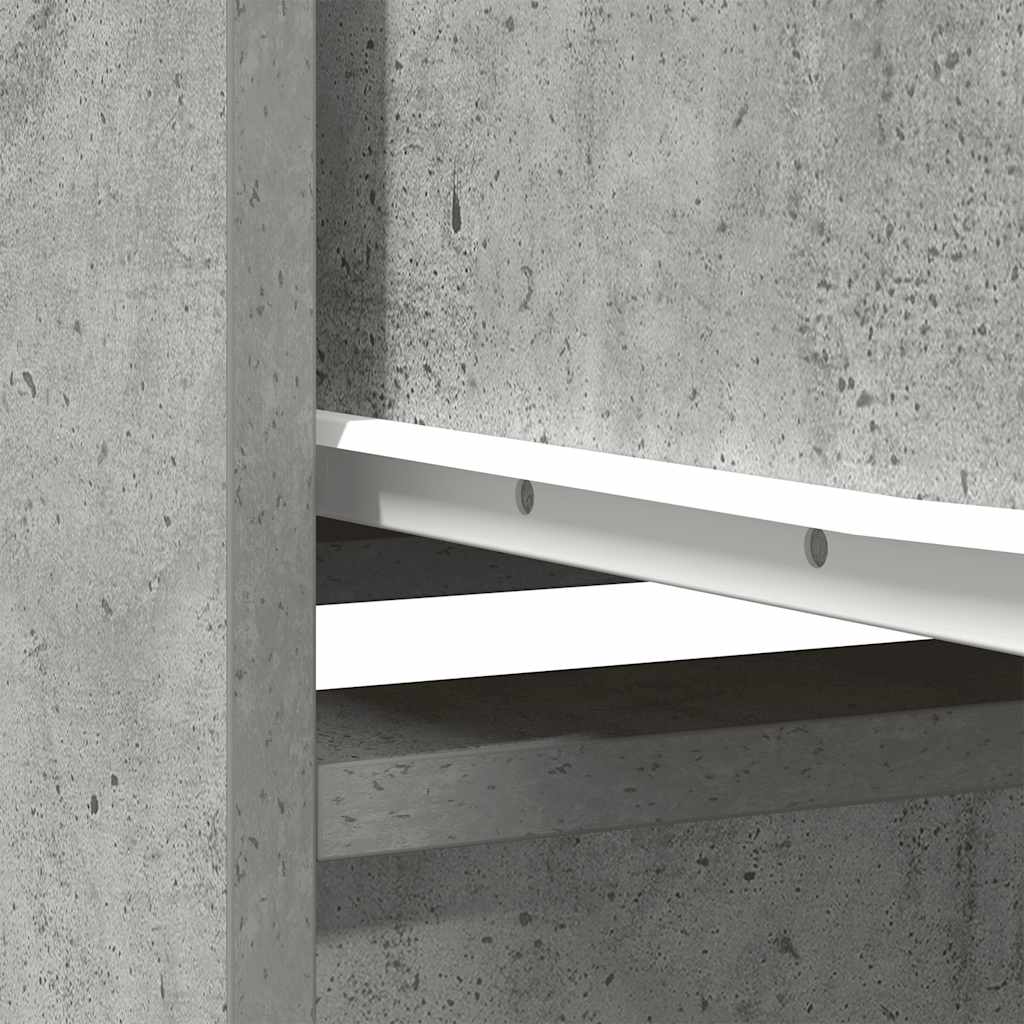 Highboard Betongrau 29,5x34x119,5 cm Holzwerkstoff
