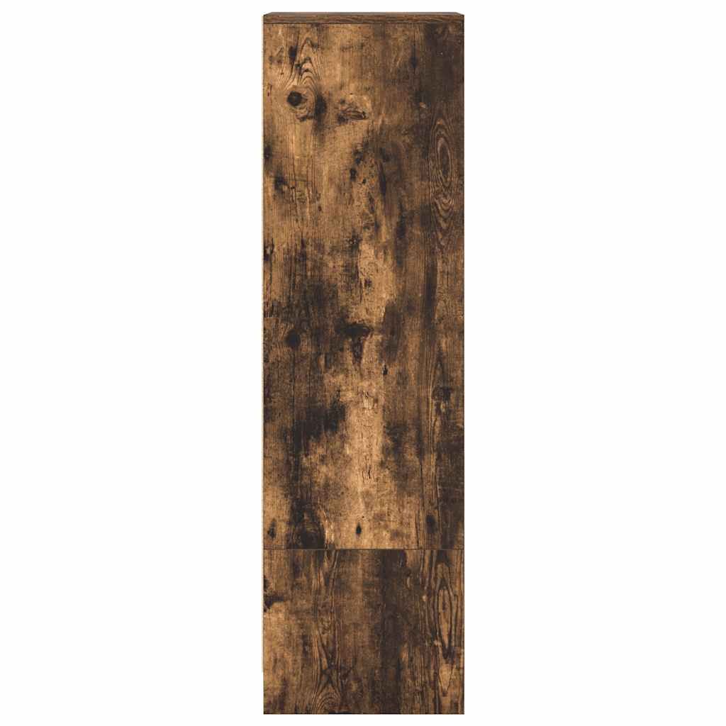 Highboard Räuchereiche 29,5x34x119,5 cm Holzwerkstoff