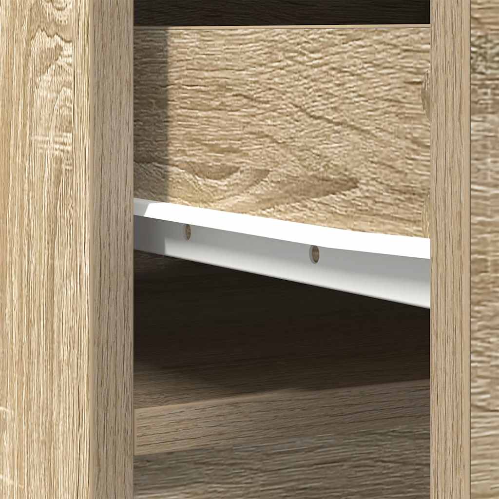Highboard Sonoma-Eiche 37,5x35x180 cm Holzwerkstoff
