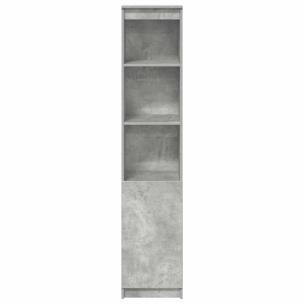 Highboard Betongrau 37,5x35x180 cm Holzwerkstoff