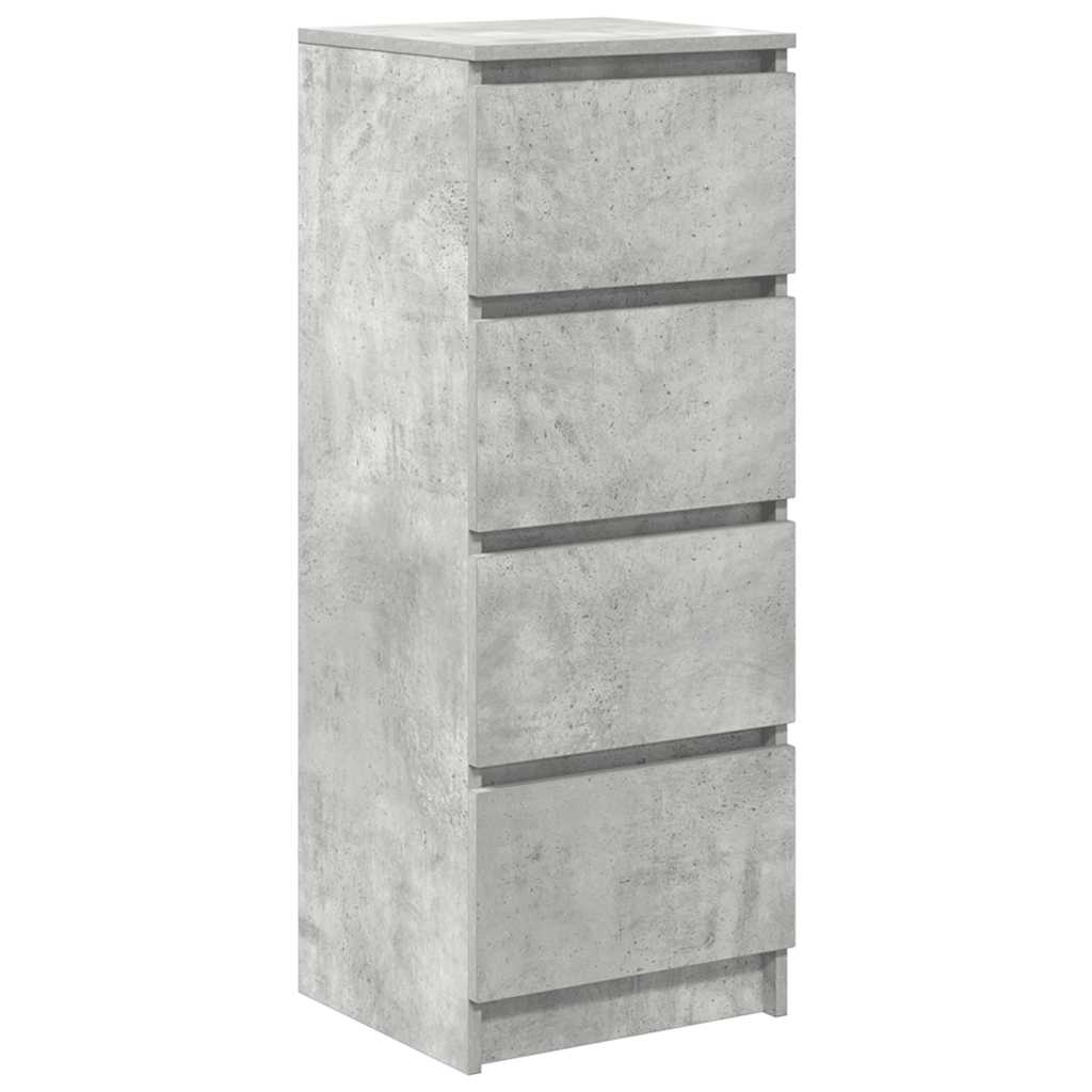 Sideboard Betongrau 37,5x35x99 cm Holzwerkstoff