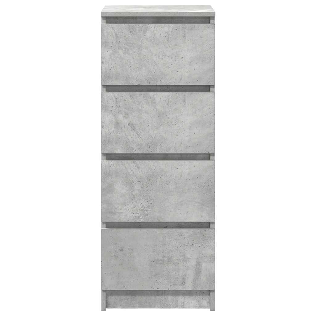 Sideboard Betongrau 37,5x35x99 cm Holzwerkstoff