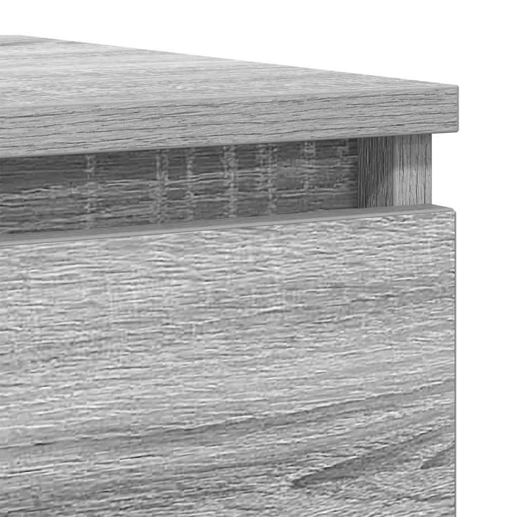 Sideboard Grau Sonoma 37,5x35x99 cm Holzwerkstoff