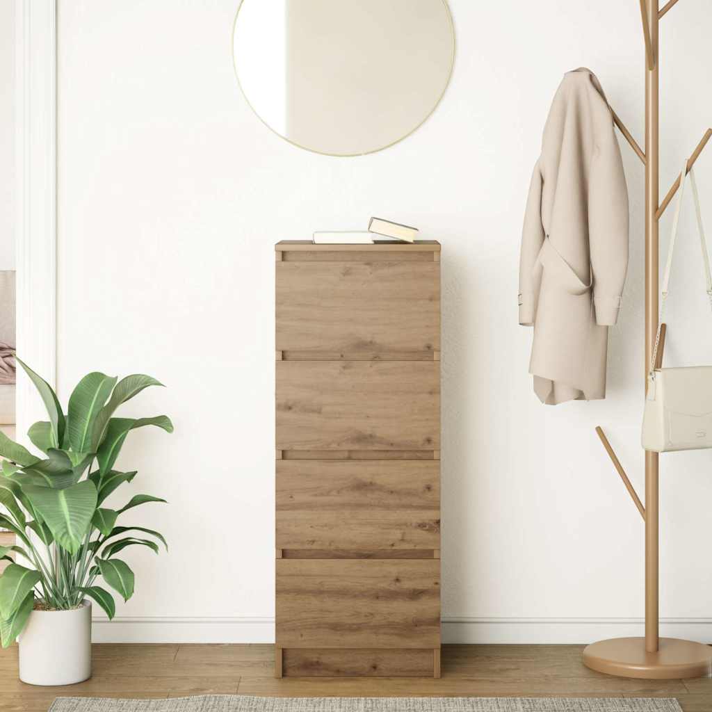 Sideboard Artisan-Eiche 37,5x35x99 cm Holzwerkstoff