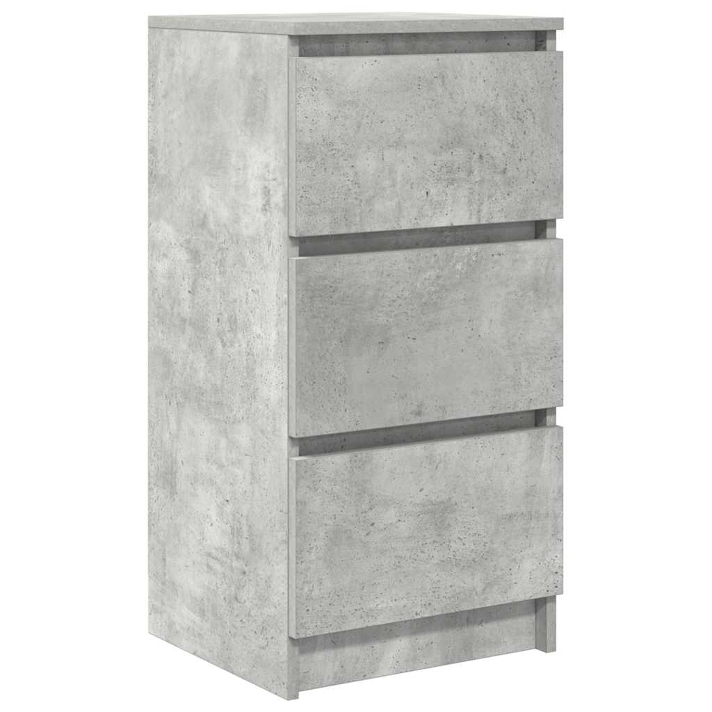 Sideboard Betongrau 37,5x35x76 cm Holzwerkstoff