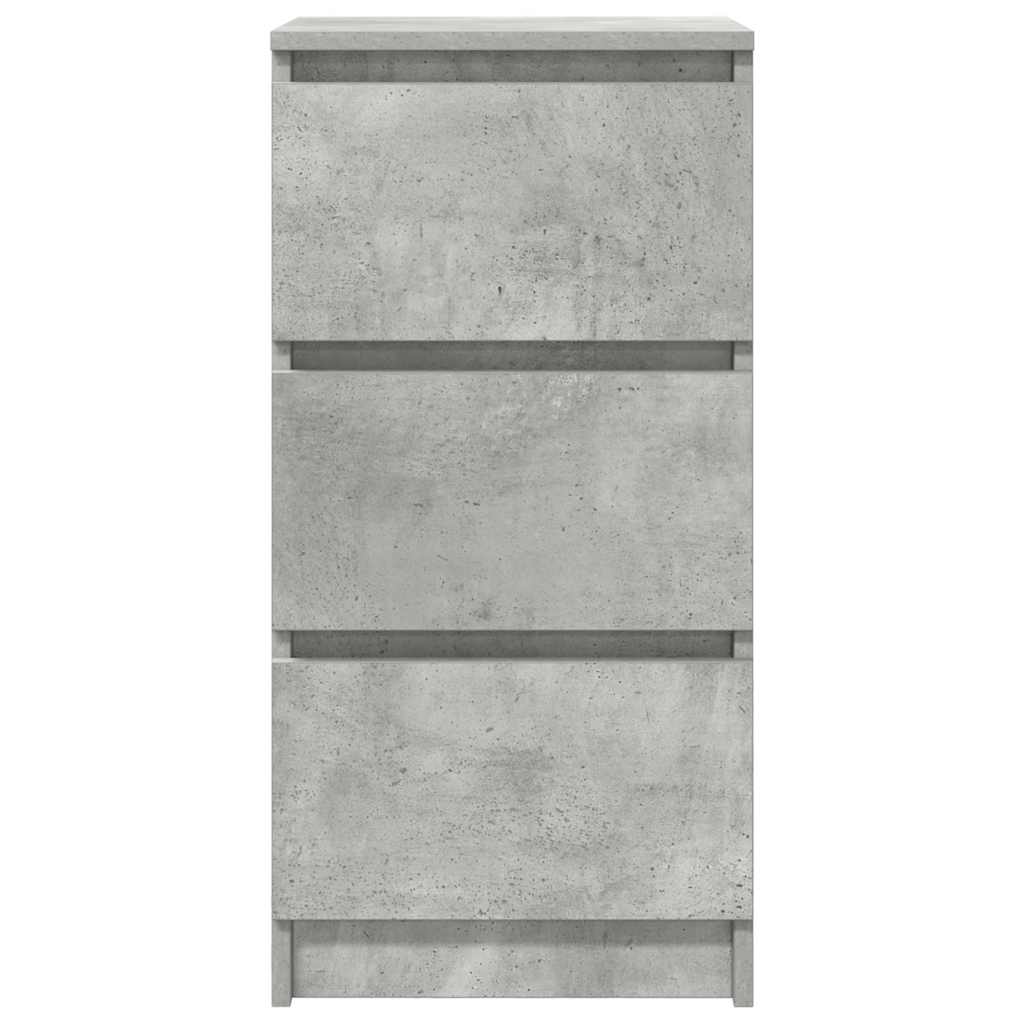 Sideboard Betongrau 37,5x35x76 cm Holzwerkstoff