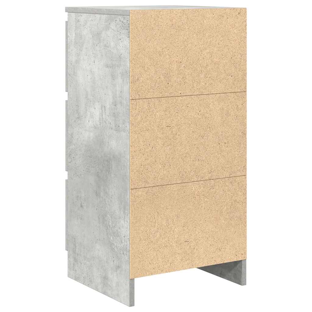 Sideboard Betongrau 37,5x35x76 cm Holzwerkstoff