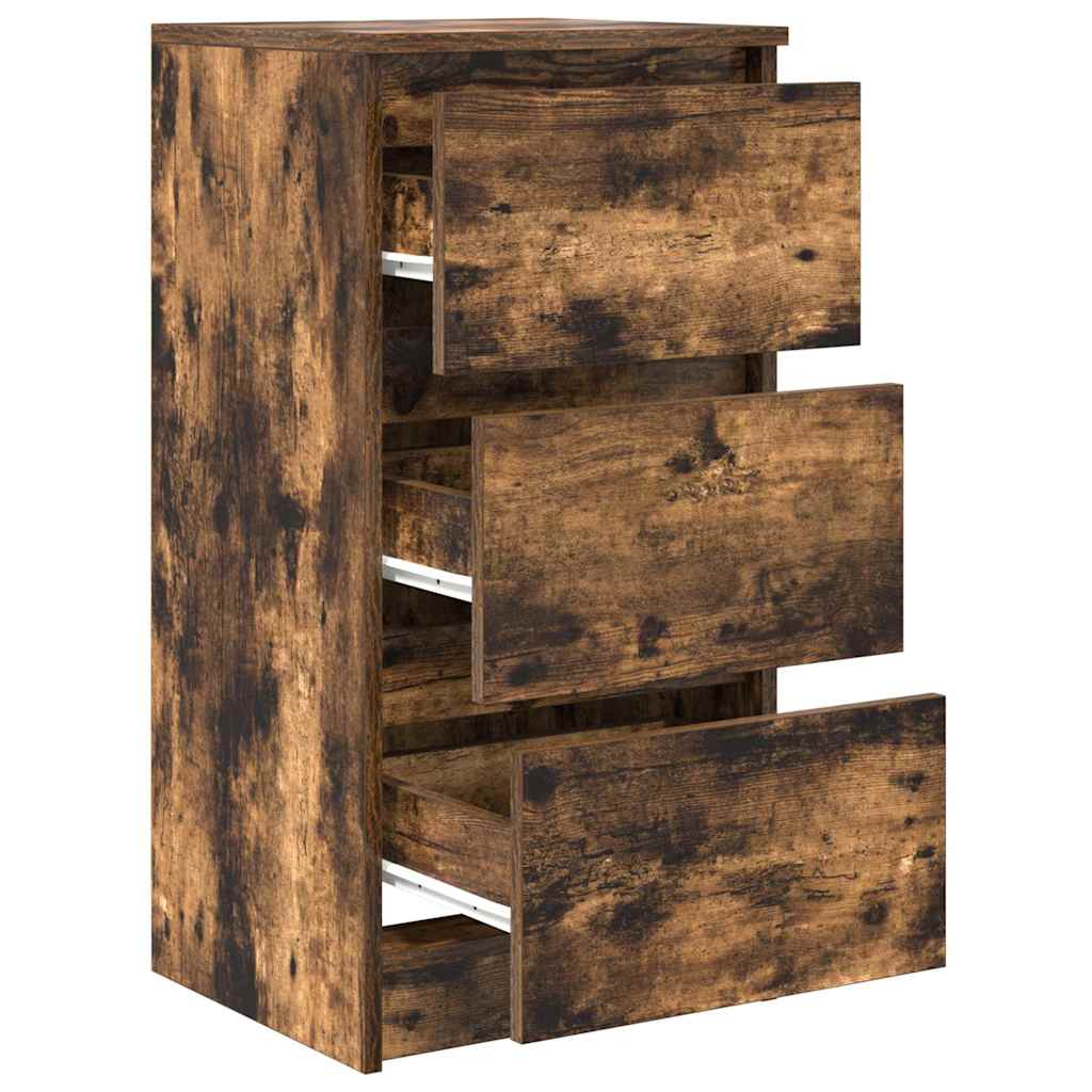 Sideboard Räuchereiche 37,5x35x76 cm Holzwerkstoff