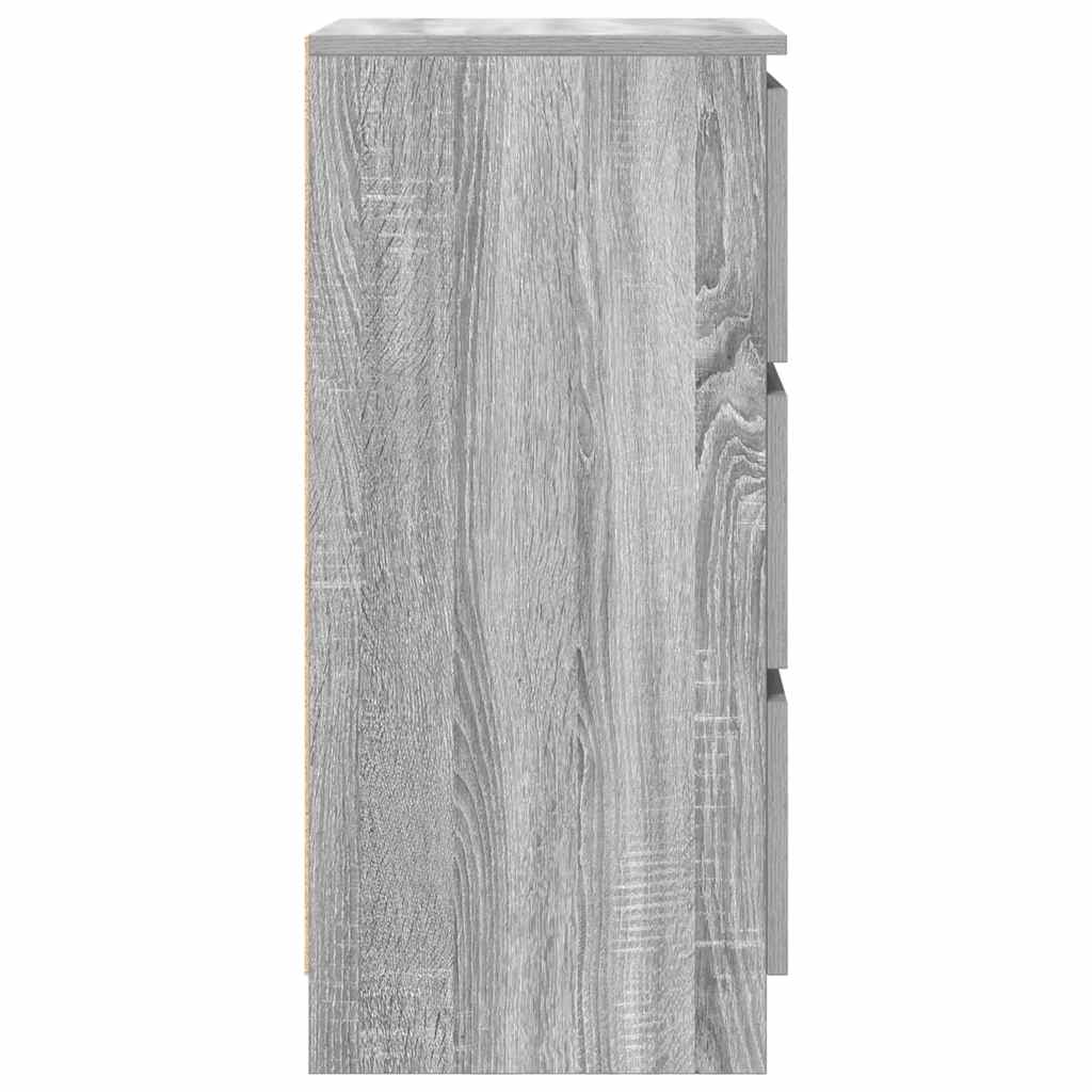 Sideboard Grau Sonoma 37,5x35x76 cm Holzwerkstoff