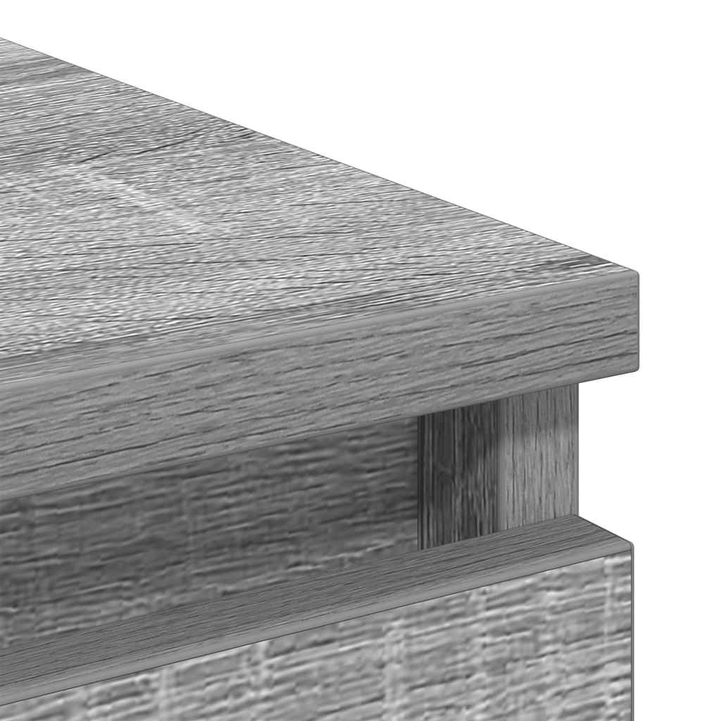 Sideboard Grau Sonoma 37,5x35x76 cm Holzwerkstoff
