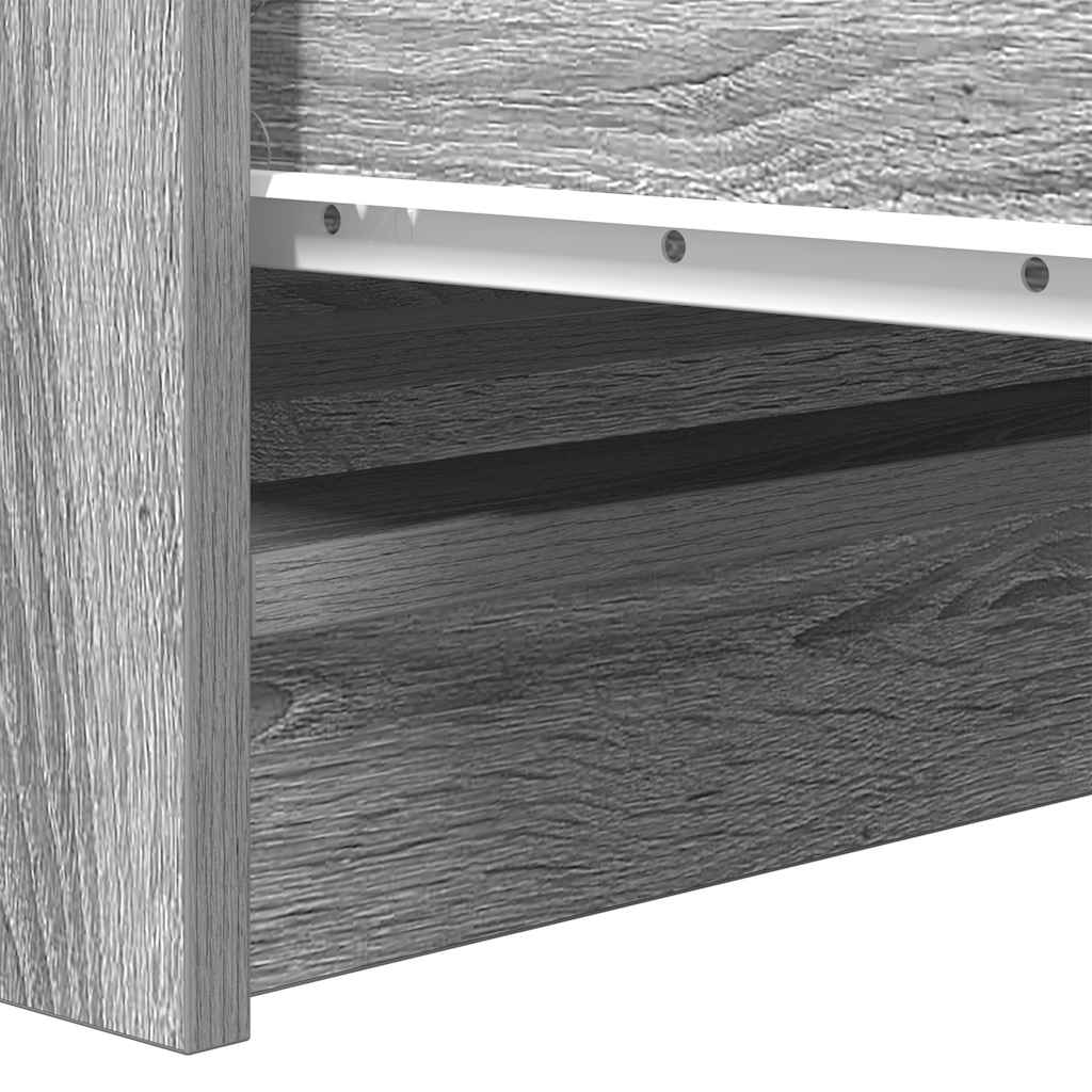 Sideboard Grau Sonoma 37,5x35x76 cm Holzwerkstoff