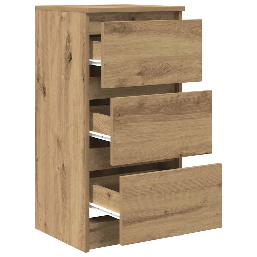 Sideboard Artisan-Eiche 37,5x35x76 cm Holzwerkstoff