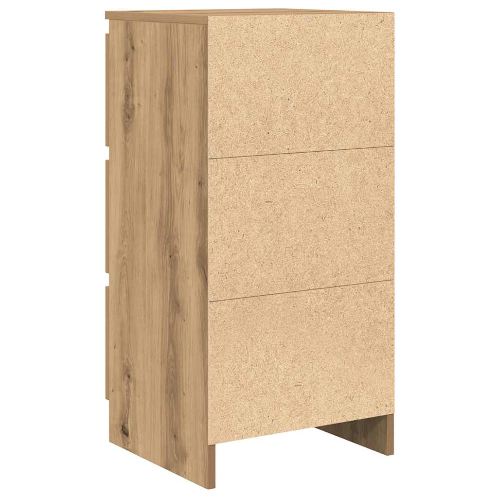 Sideboard Artisan-Eiche 37,5x35x76 cm Holzwerkstoff