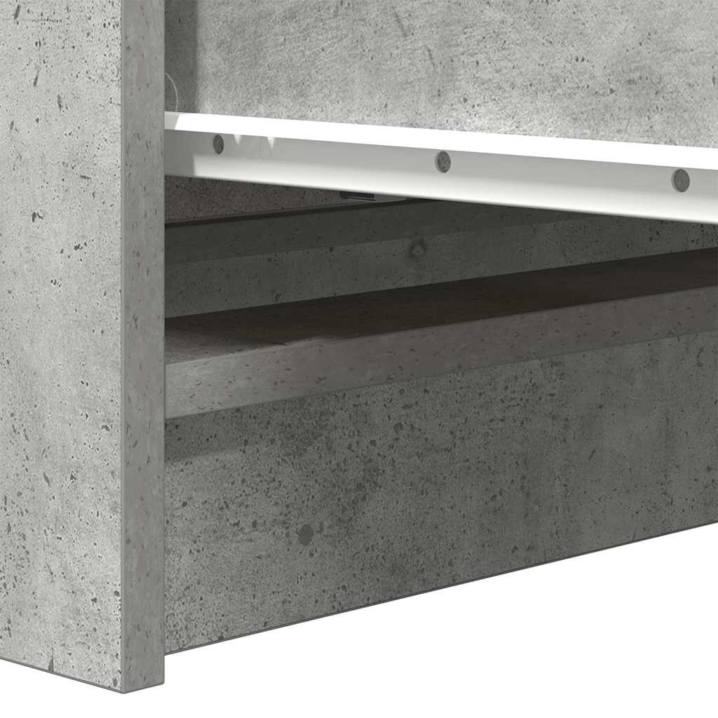 Sideboard Betongrau 80x35x76 cm Holzwerkstoff