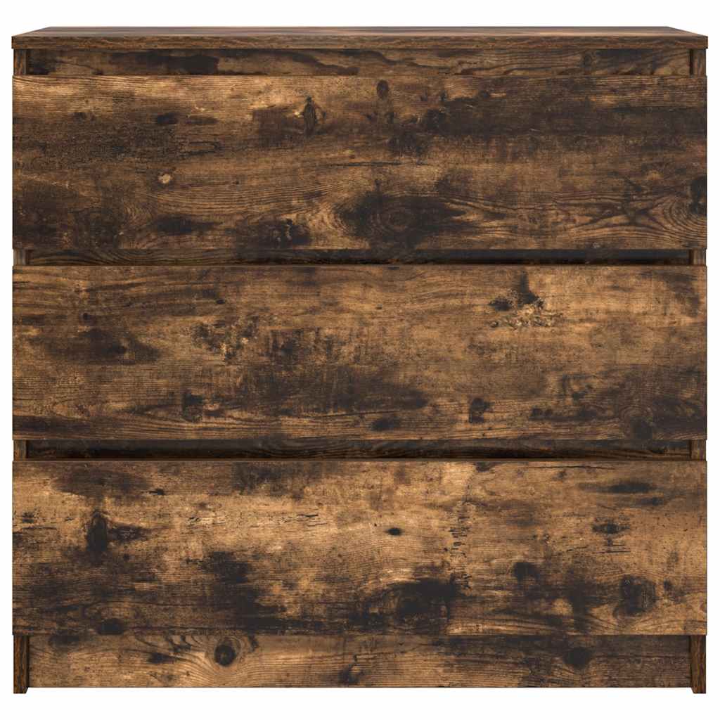 Sideboard Räuchereiche 80x35x76 cm Holzwerkstoff