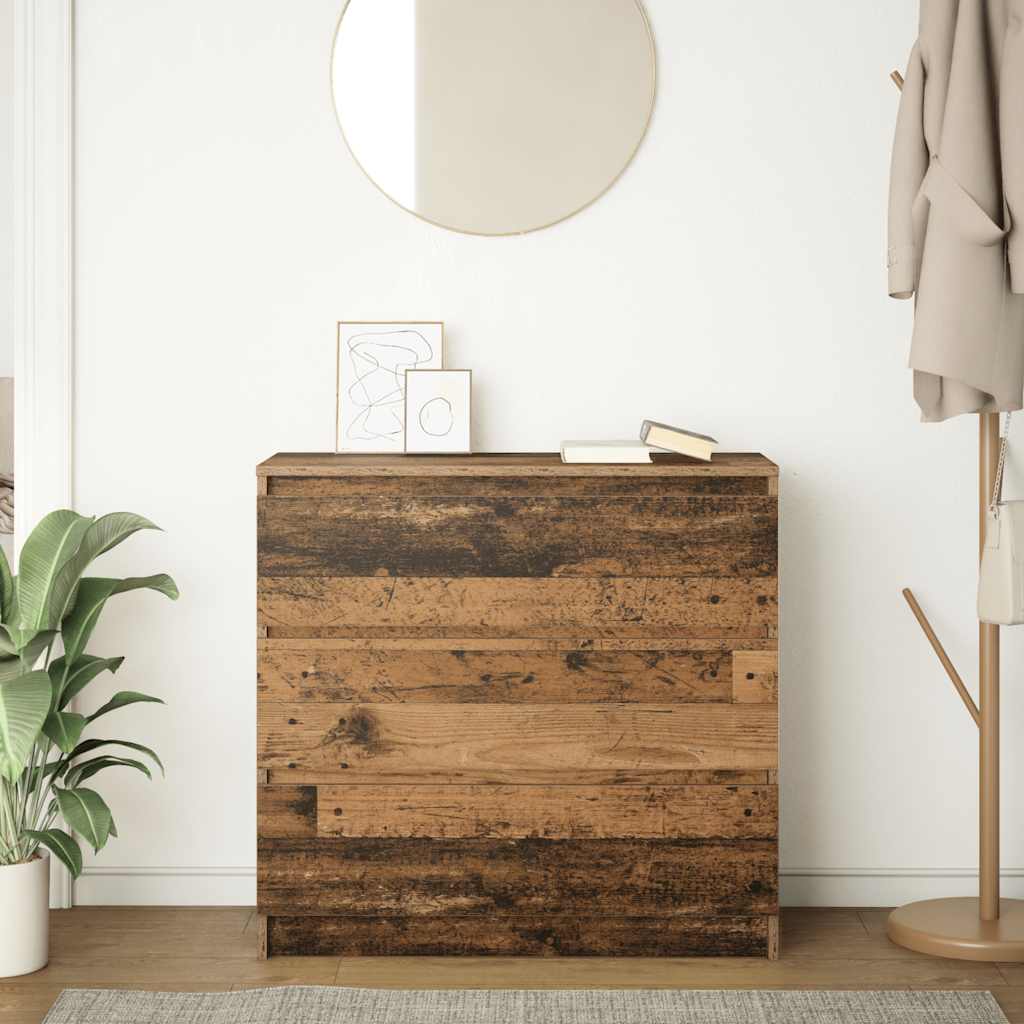 Sideboard Altholz-Optik 80x35x76 cm Holzwerkstoff