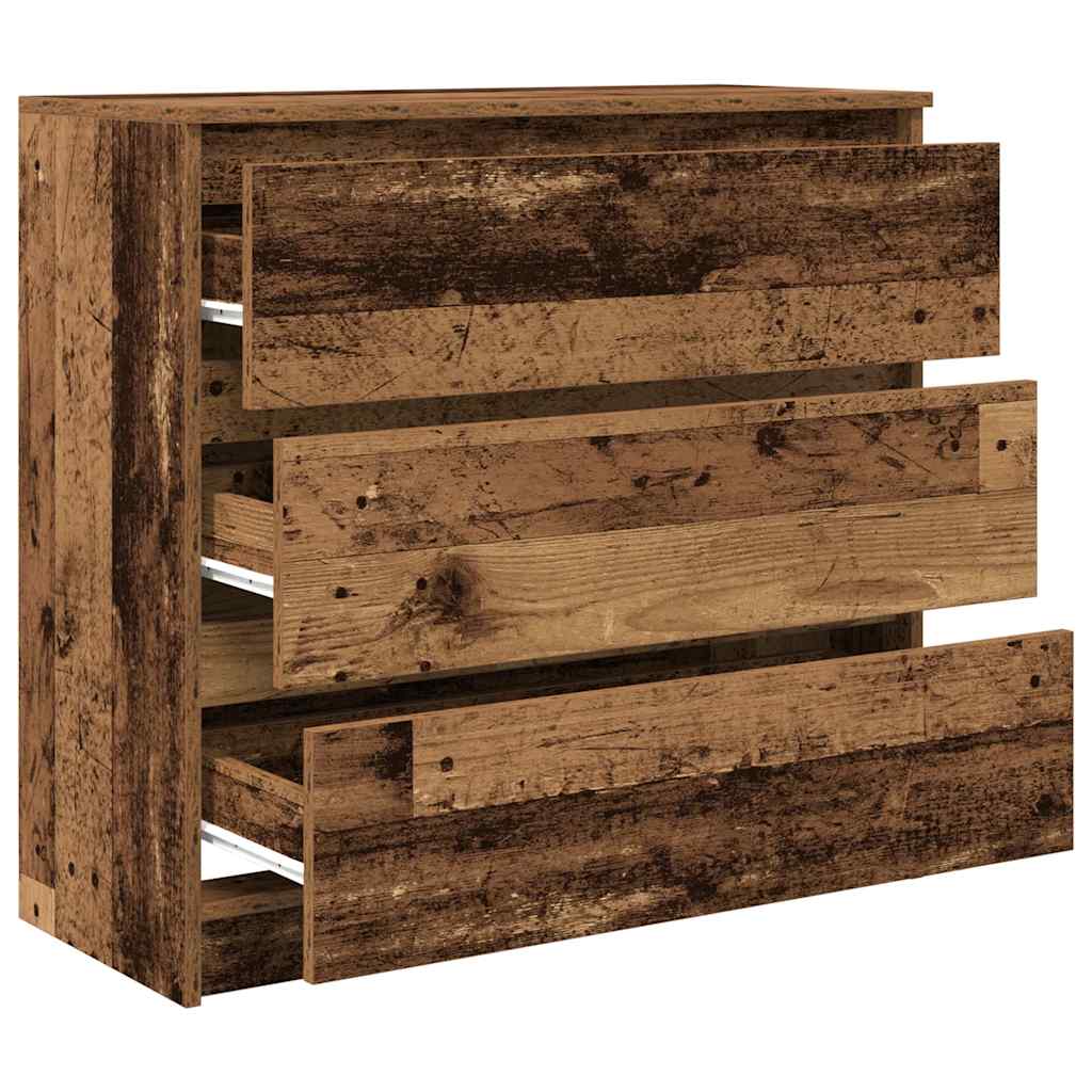 Sideboard Altholz-Optik 80x35x76 cm Holzwerkstoff