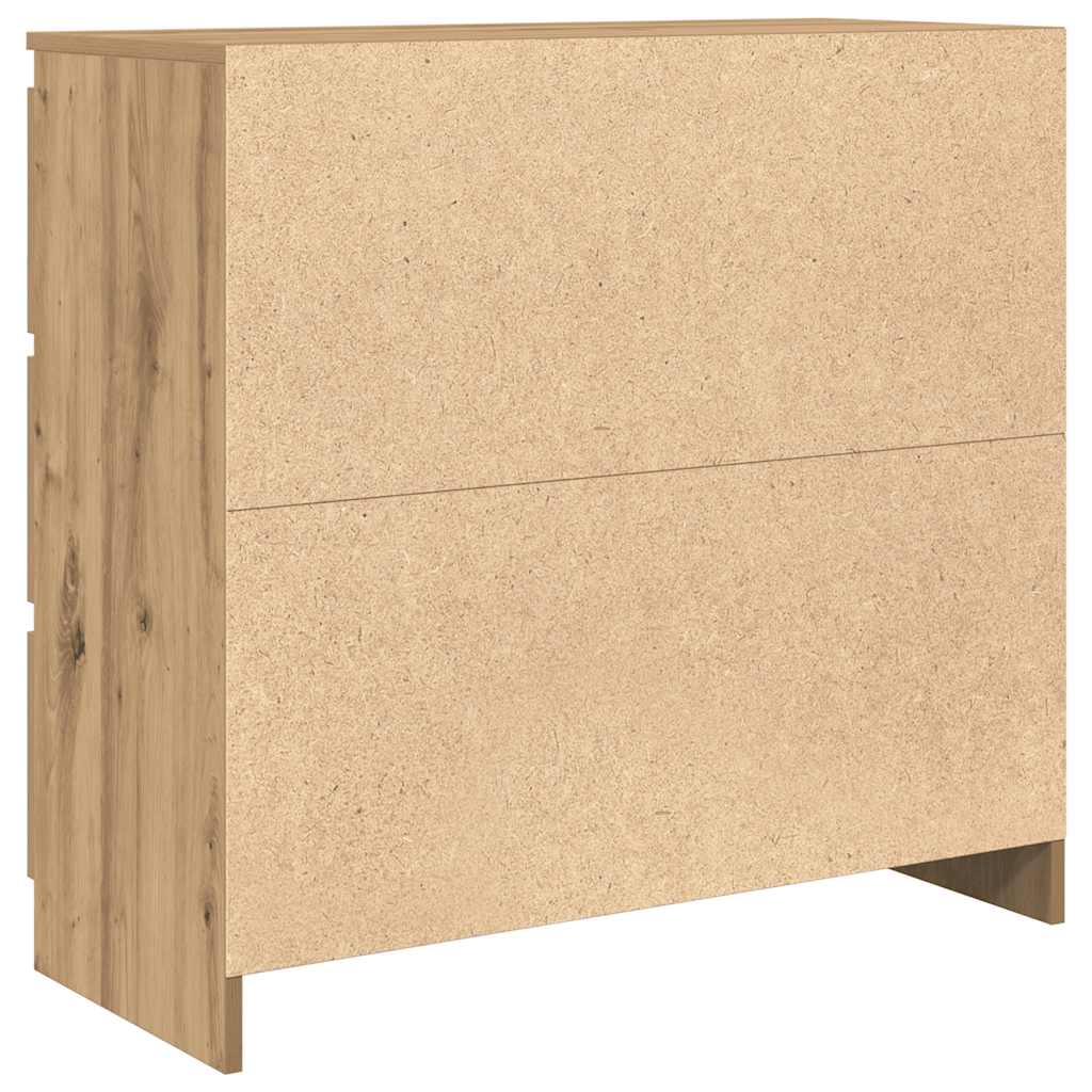 Sideboard Artisan-Eiche 80x35x76 cm Holzwerkstoff