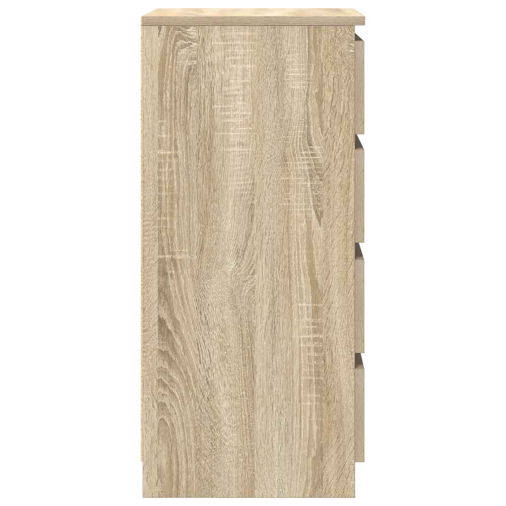 Sideboard Sonoma-Eiche 37,5x35x76 cm Holzwerkstoff