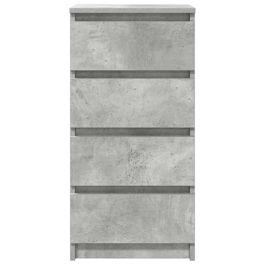 Sideboard Betongrau 37,5x35x76 cm Holzwerkstoff
