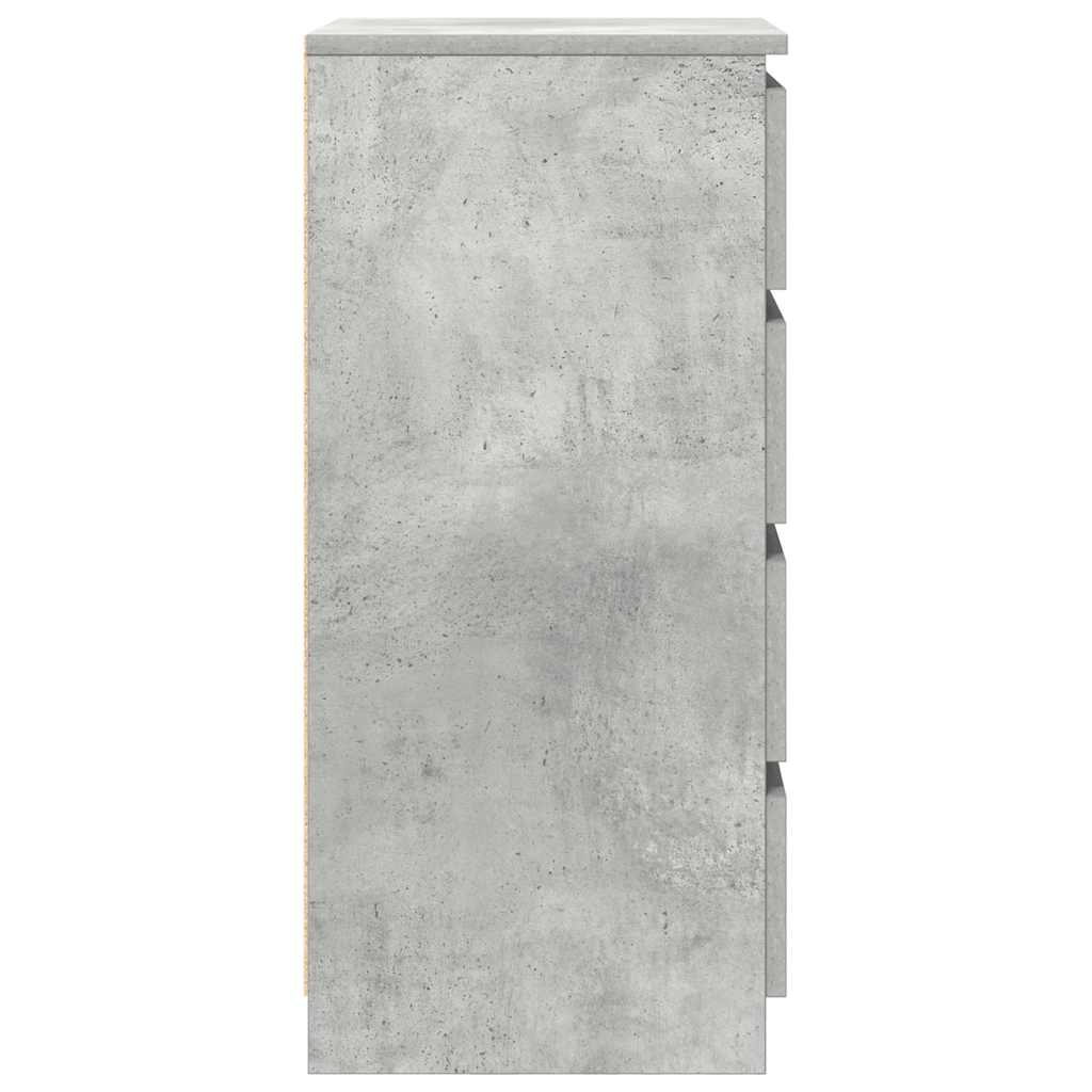 Sideboard Betongrau 37,5x35x76 cm Holzwerkstoff