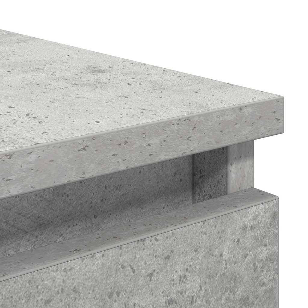 Sideboard Betongrau 37,5x35x76 cm Holzwerkstoff