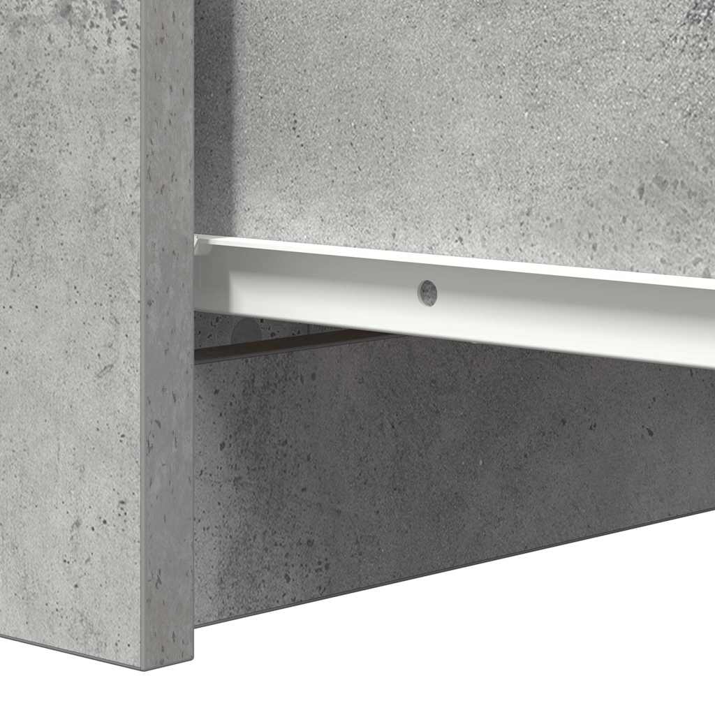 Sideboard Betongrau 37,5x35x76 cm Holzwerkstoff