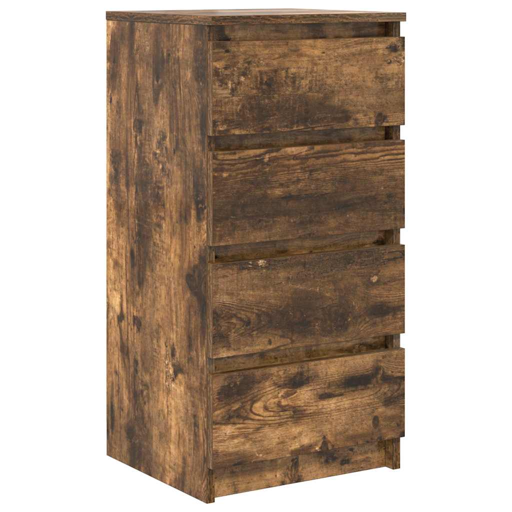 Sideboard Räuchereiche 37,5x35x76 cm Holzwerkstoff