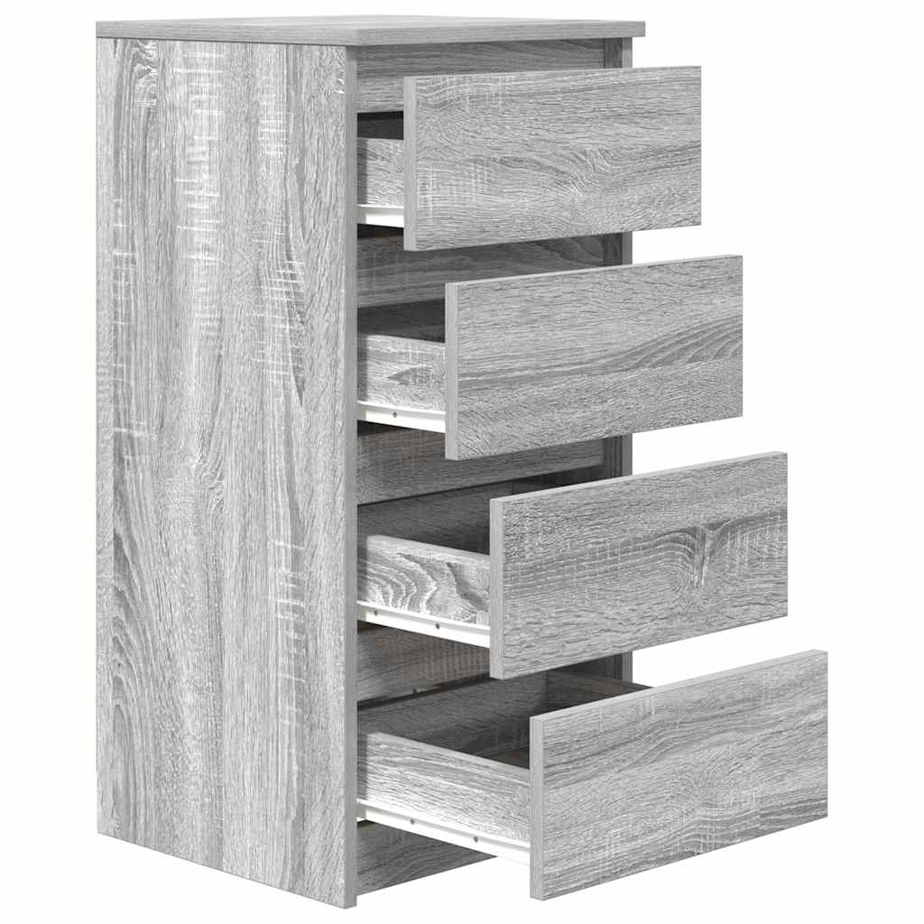 Sideboard Grau Sonoma 37,5x35x76 cm Holzwerkstoff
